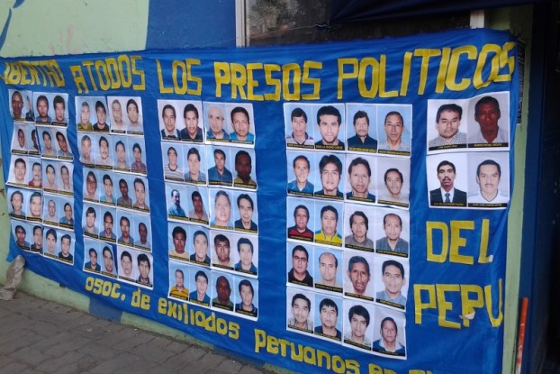 Comisión de Familiares de Presos Políticos de Perú realizan mañana una conferencia de prensa en el Cispren