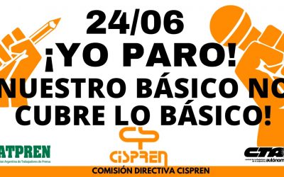 Comunicado en apoyo al paro de la Comisión de Juventudes del Cispren