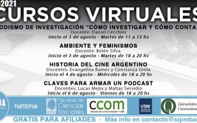 Cursos virtuales: Propuestas para el mes de Agosto