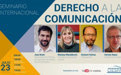 El Cispren participará del Seminario Internacional «Derecho a la comunicación» organizado por Ciespal