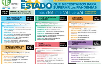 La Secretaria General del Cispren participará del Seminario “El Estado que necesitamos para superar las pandemias.»