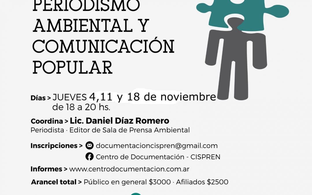 Taller de Periodismo Ambiental y Comunicación Popular