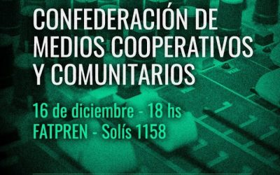 Presentan la Confederación de Medios Cooperativos y Comunitarios