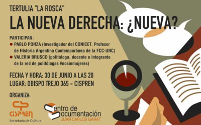 Tertulia «La Rosca»: La nueva derecha:¿Nueva?