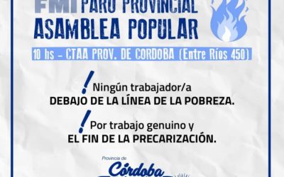 Comunicado de Prensa: El Cispren adhiere al paro de la CTA-A