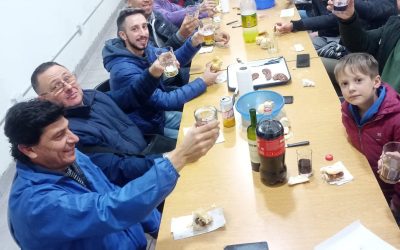 Festejo con las cooperativas FM Libre y El Megáfono