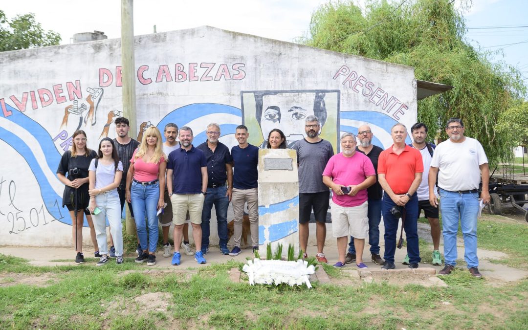 Actos homenajes a Cabezas a 26 años de su asesinato
