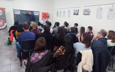 Comenzó el taller de Quique Pesoa en Cispren Río Cuarto