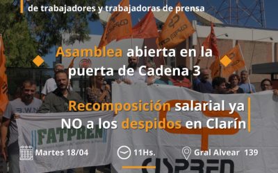Jornada nacional de lucha: ¡Basta de salarios de pobreza!