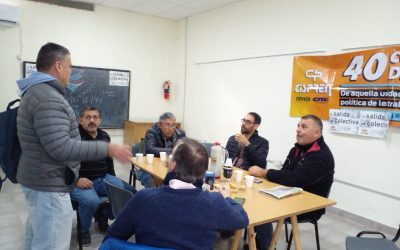 Desayuno compartido entre movileros y movileras