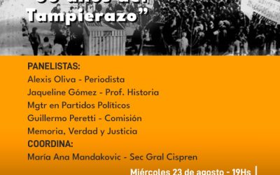Charla-Debate: «50 años del Tampierazo»