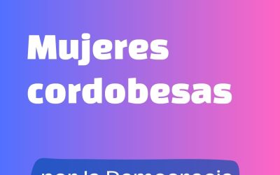 Carta de mujeres cordobesas por la democracia
