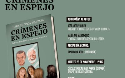 Hernán Vaca Narvaja presenta su libro «Crímenes en espejo» en el Cispren