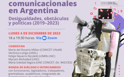 Hoy se presenta el Informe «Derechos comunicacionales en Argentina»