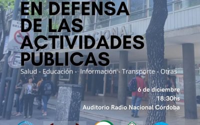 Hacia una Multisectorial en defensa de lo público
