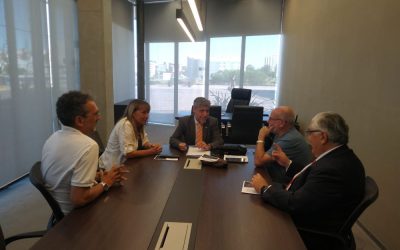 El ministro de Seguridad de la Provincia se reunió con el Cispren