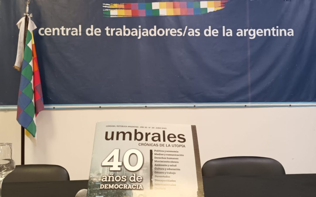 Umbrales se presentó en el salón de la sede nacional de la CTAA