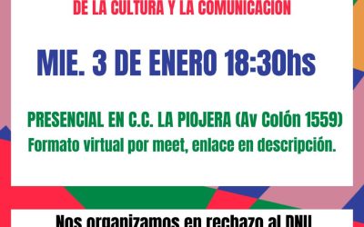 Asamblea abierta de trabajadores de la cultura y la comunicación