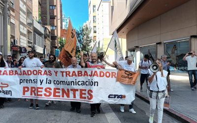 Prensa en emergencia: Contudente paro y movilización