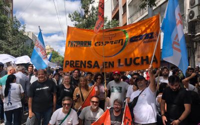 El Cispren movilizó contra la Reforma Laboral y el intento de eliminar el Estatuto del Periodista