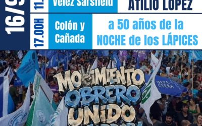 Movimiento Unido de Córdoba: «Hoy más que nunca, luchamos con la memoria de los derechos conquistados»
