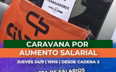 Caravana por salarios dignos